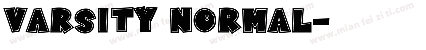 Varsity Normal字体转换